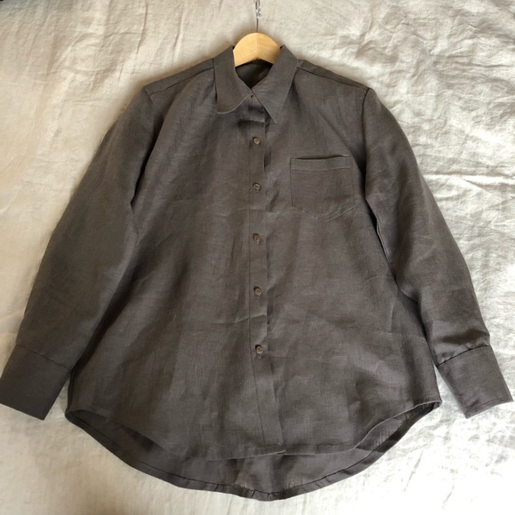 Brand New Handmade Oversized Linen Shirt - Picture 2 of 5